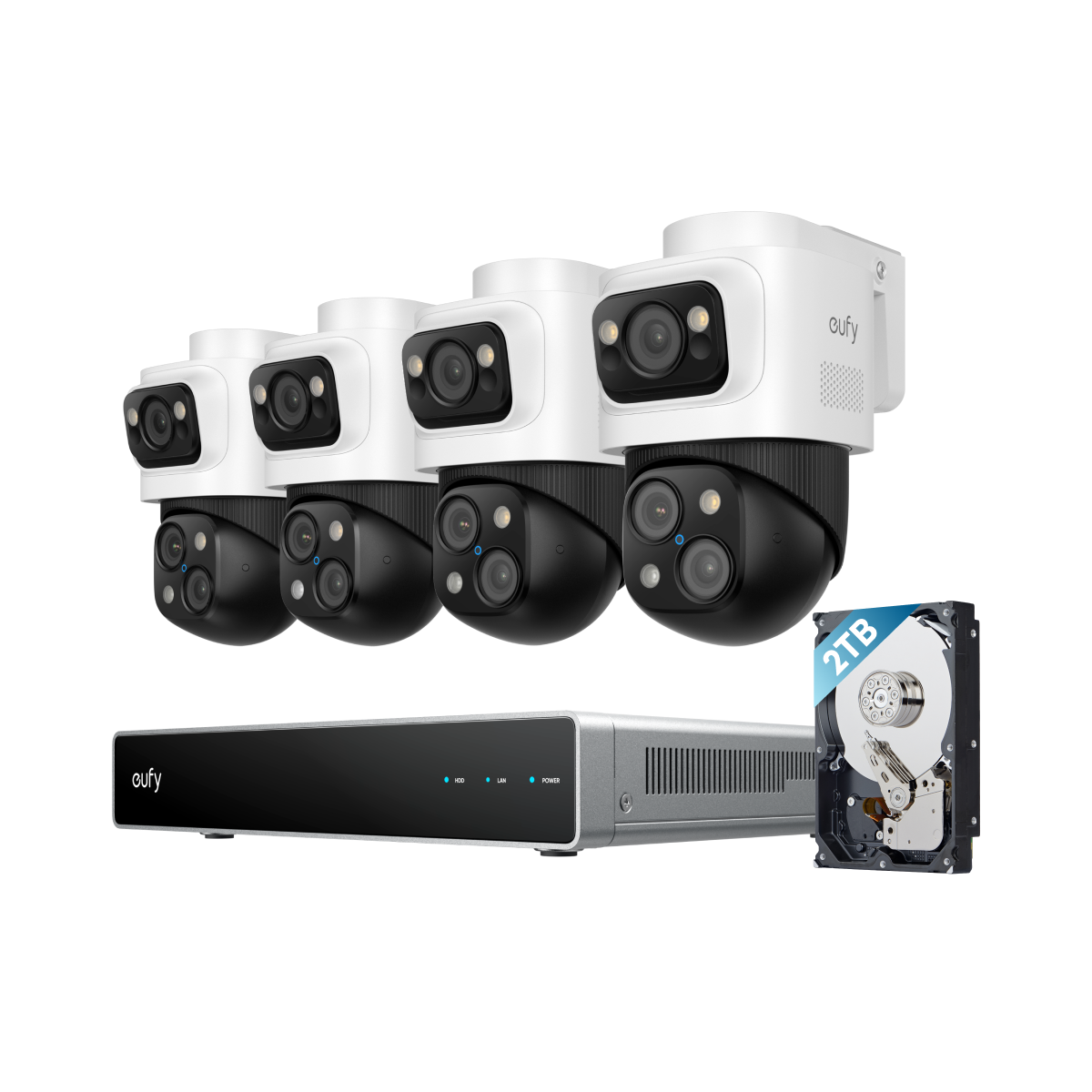 Sistema de seguridad eufy PoE NVR S4 Max