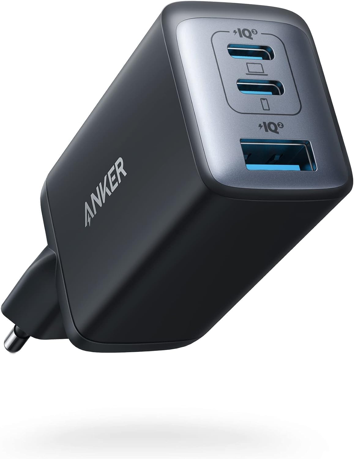 Anker Nano II Cargador Carga Rapida USB C 65W con 3 Puertos PPS