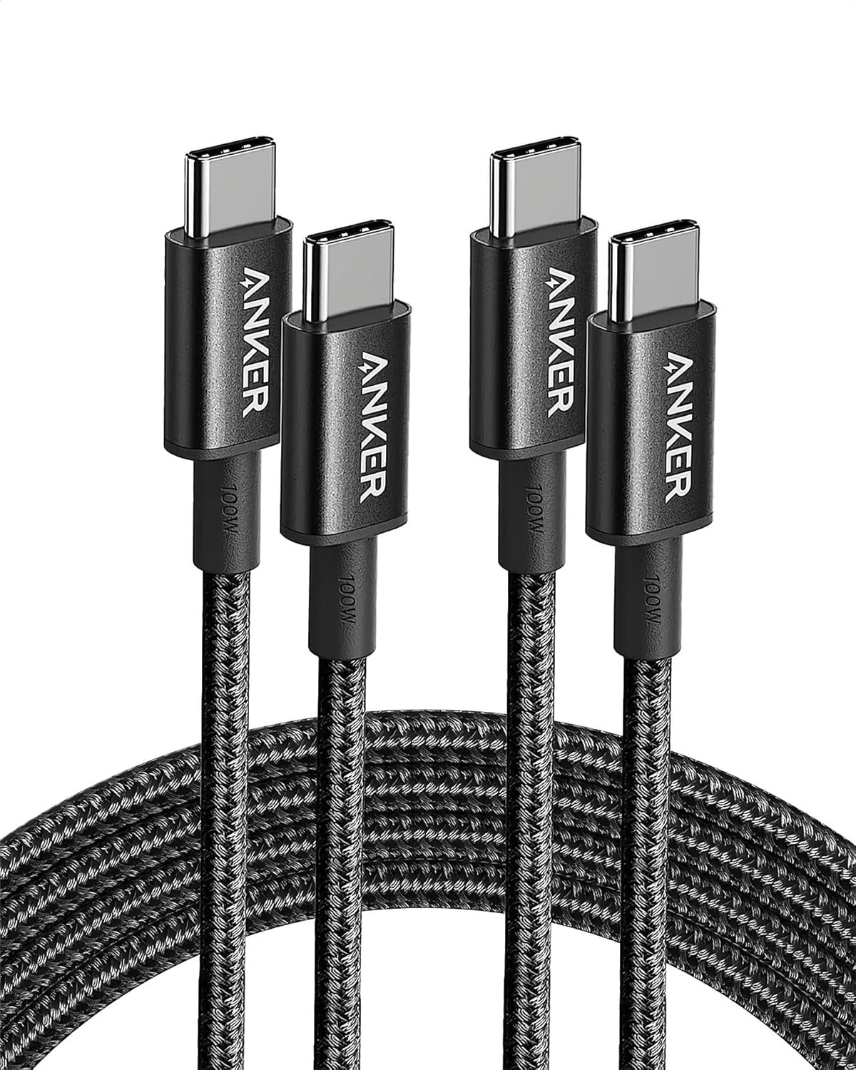 Anker 333 Cable USB C 2.0 Carga Rápida 100W Paquete doble