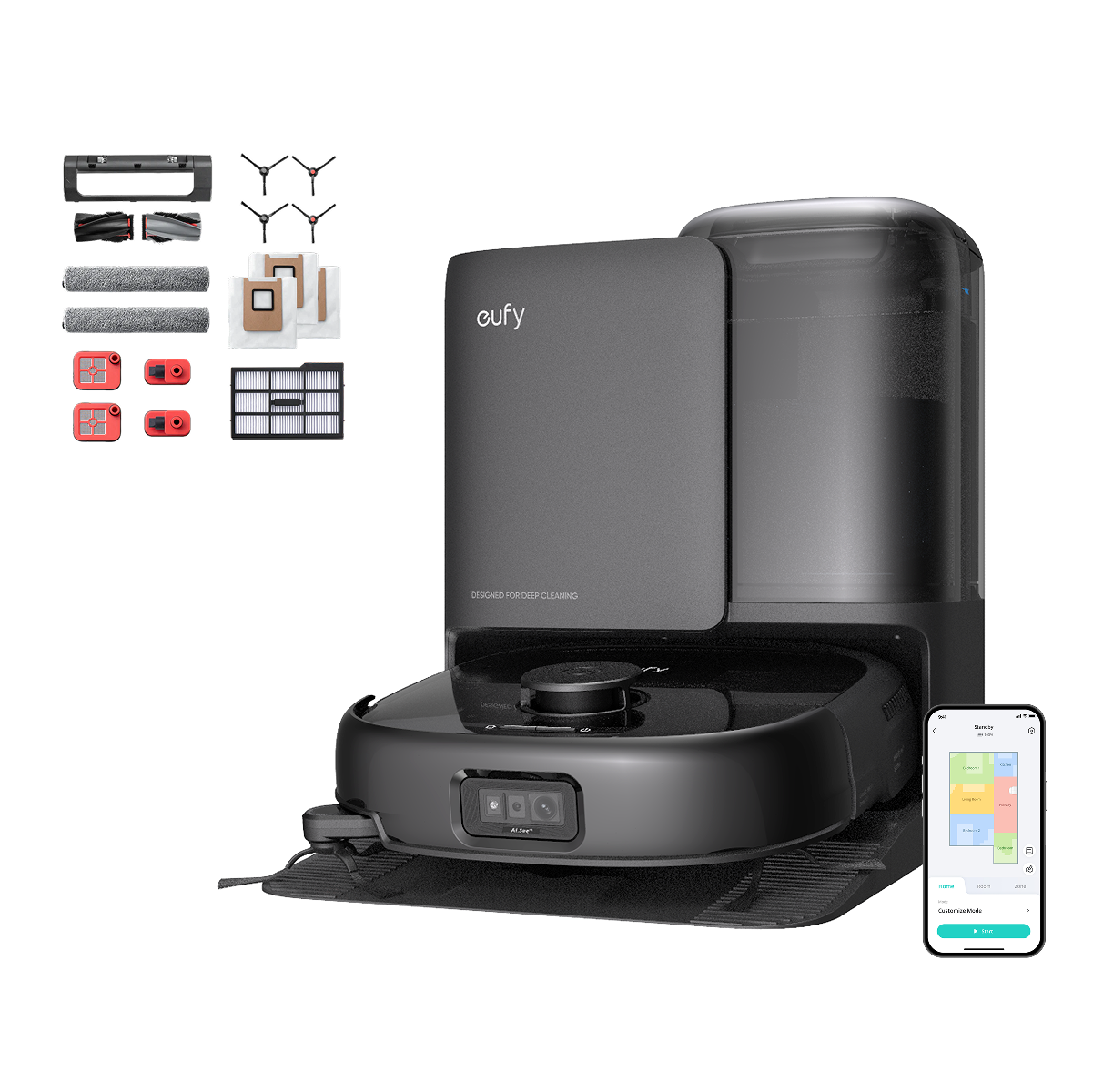 eufy Robot Vacuum Omni E25+Pacchetto accessori eufy