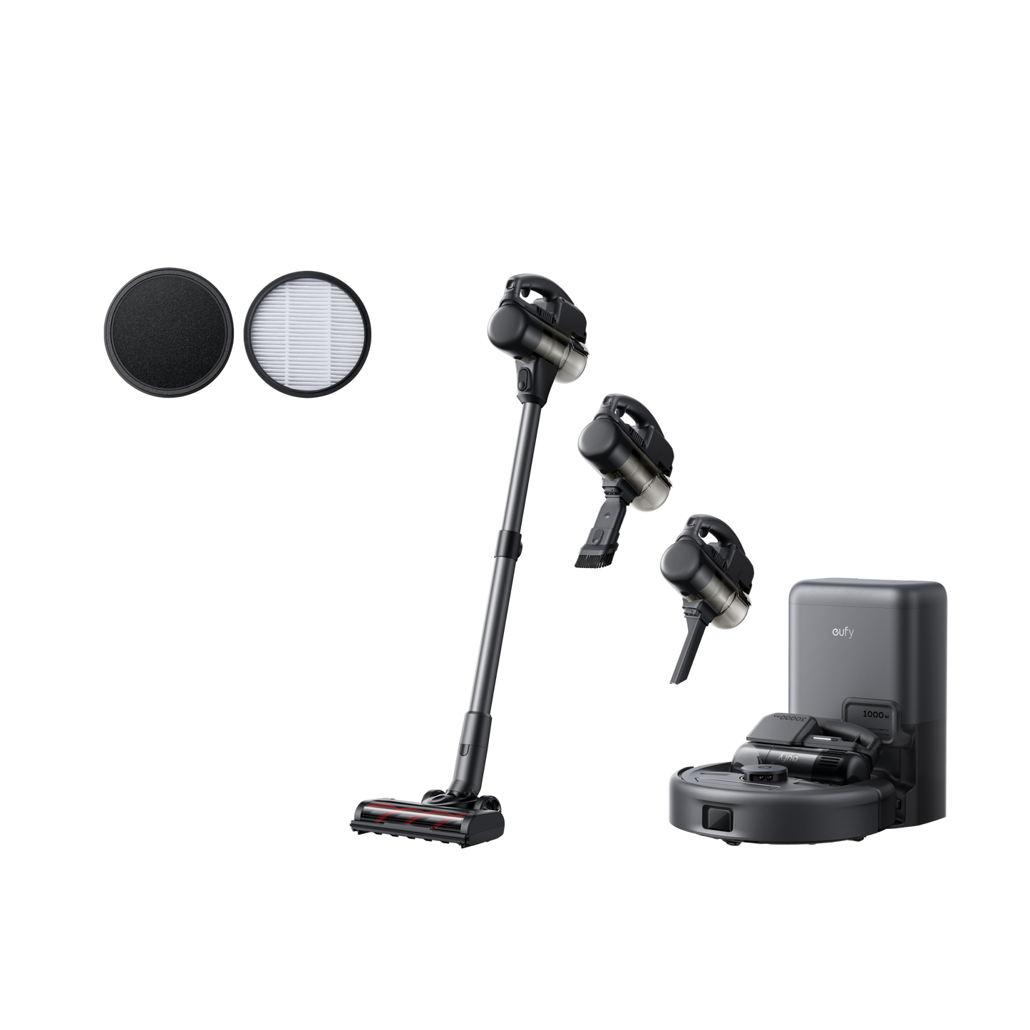 eufy Robot Aspirador 3 en 1 E20+Filtro de alto rendimiento