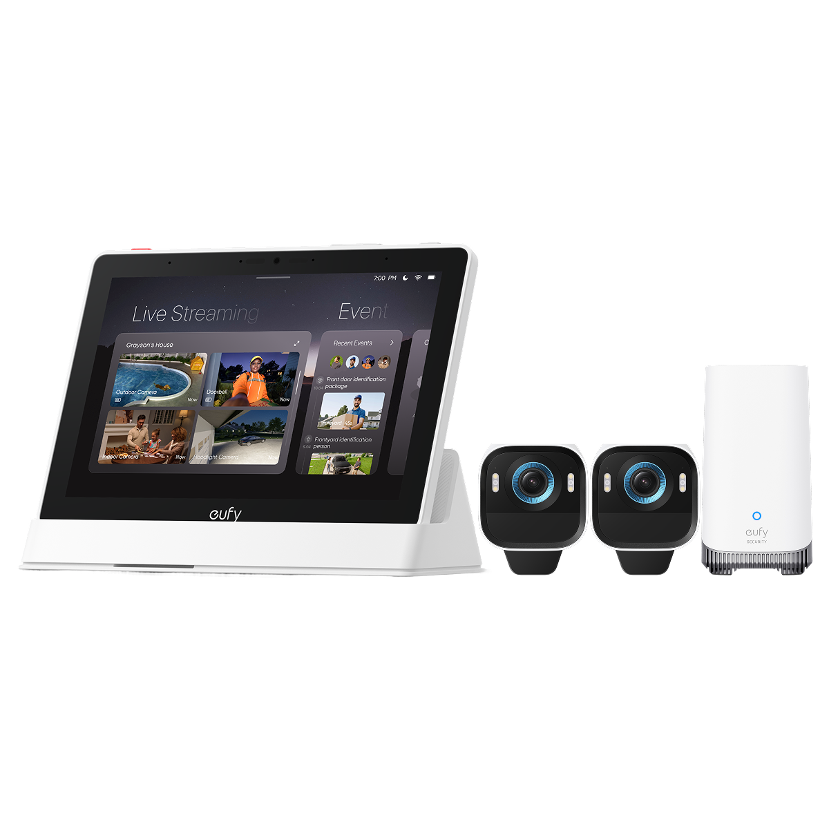 eufy Smart Display + Kit de 2 eufyCam S3 Pro