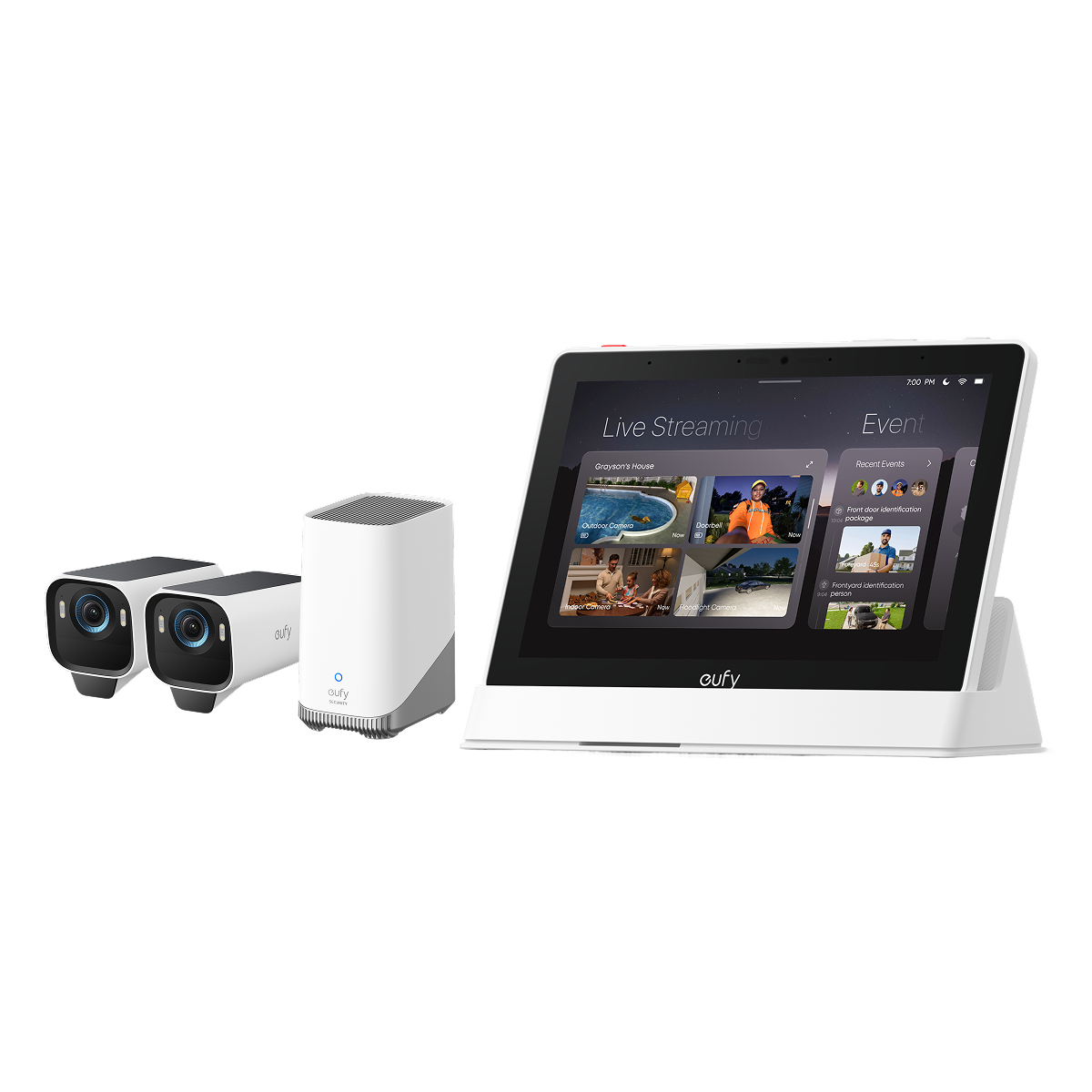 eufy Smart Display + Kit de 2 eufyCam S3 Pro