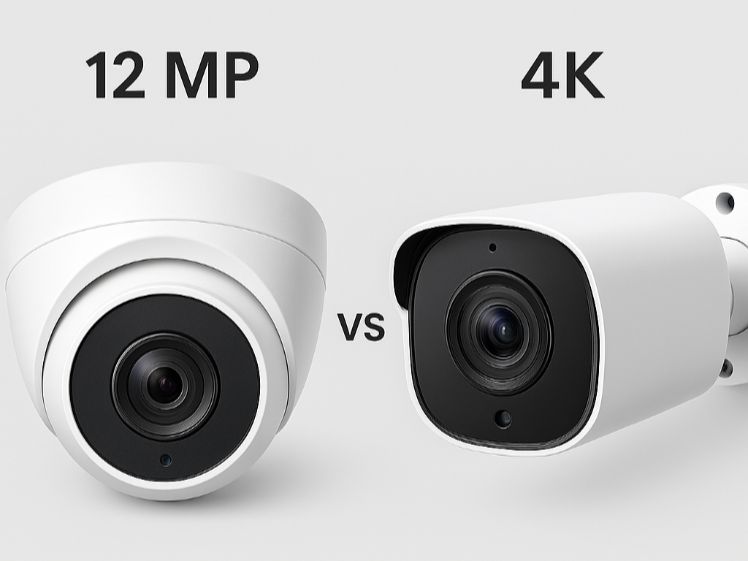 Cámara de seguridad de 12 MP vs cámara 4K: ¿Cuál es mejor para ti?