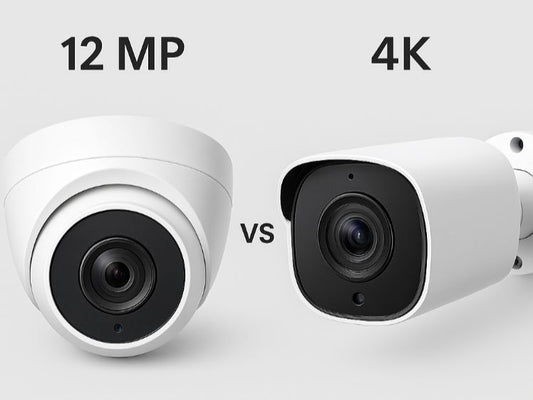 Cámara de seguridad de 12 MP vs cámara 4K: ¿Cuál es mejor para ti?