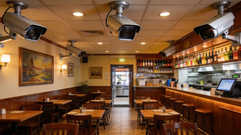 Cámara de seguridad para restaurantes：protección y regulación de la hostelería