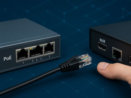 Instrucciones completas sobre cómo conectar un switch PoE a un NVR