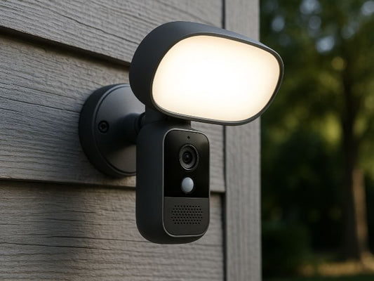 Luz exterior con cámara: protección avanzada para tu hogar