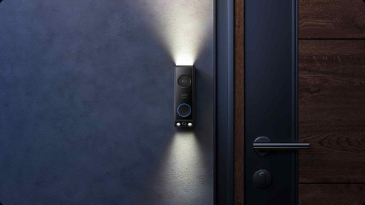 video doorbell at night