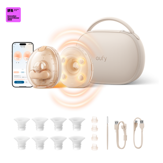 eufy Sacaleches portátil con masaje térmico S2 Pro