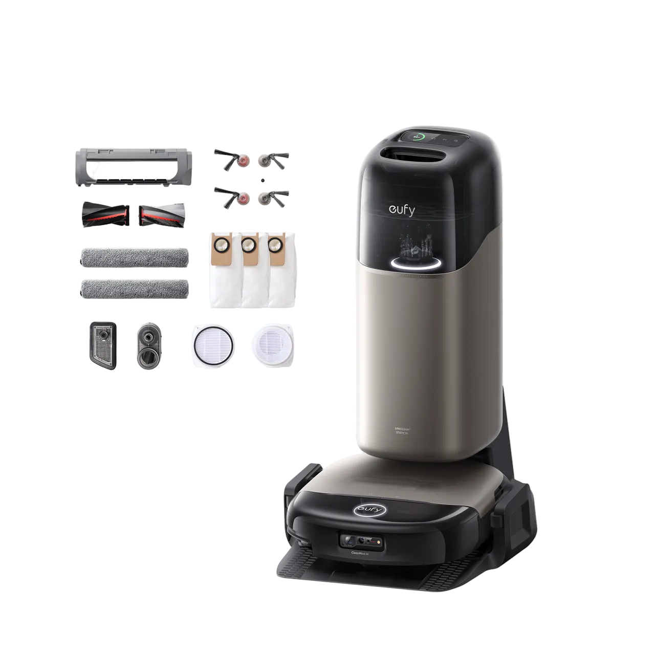 eufy HydroJet S2 Robot Aspirador y fregador+Accesorios originales eufy para aspiradora S2
