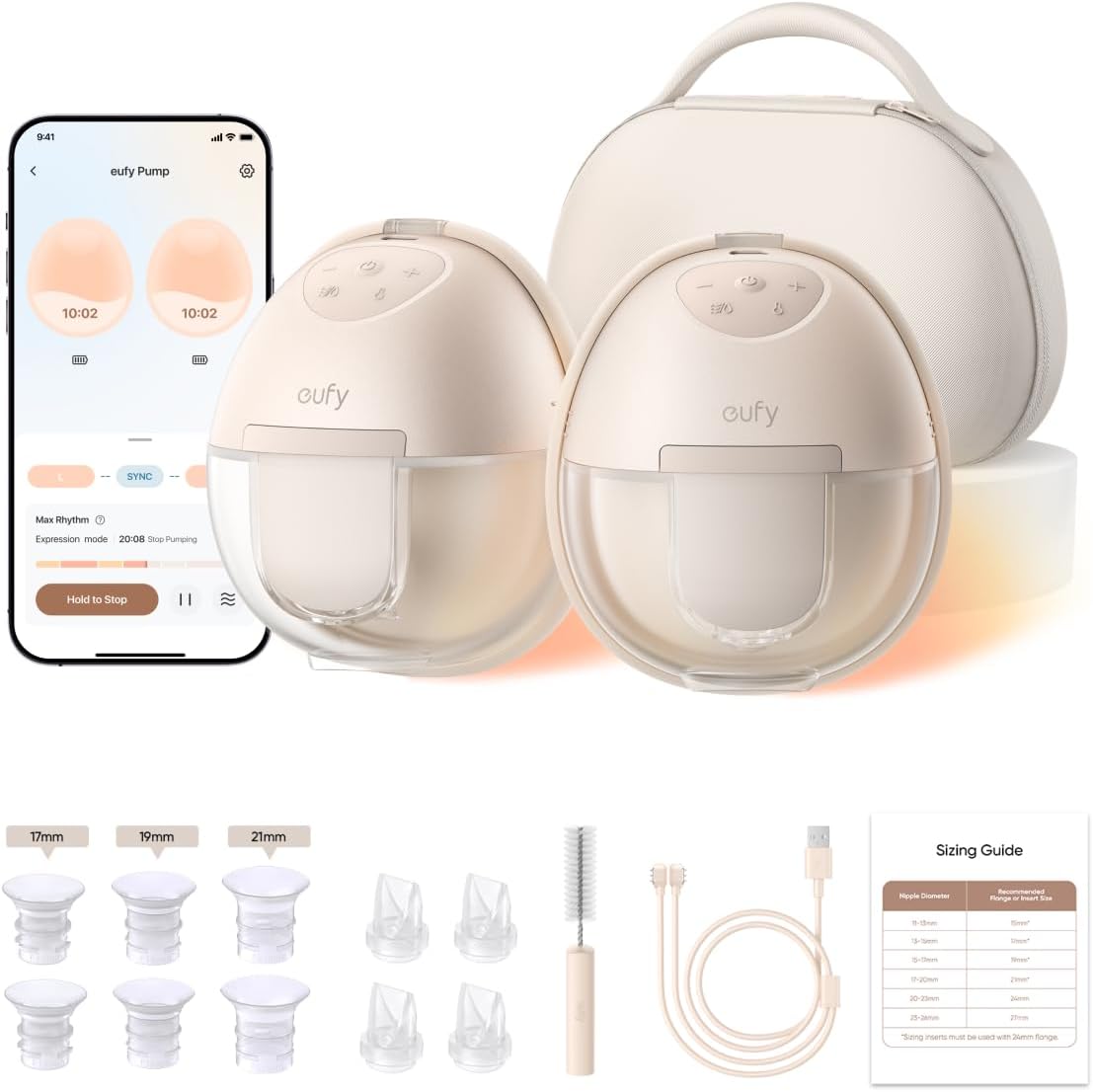 Sacaleches calefactable eufy S1 Pro
