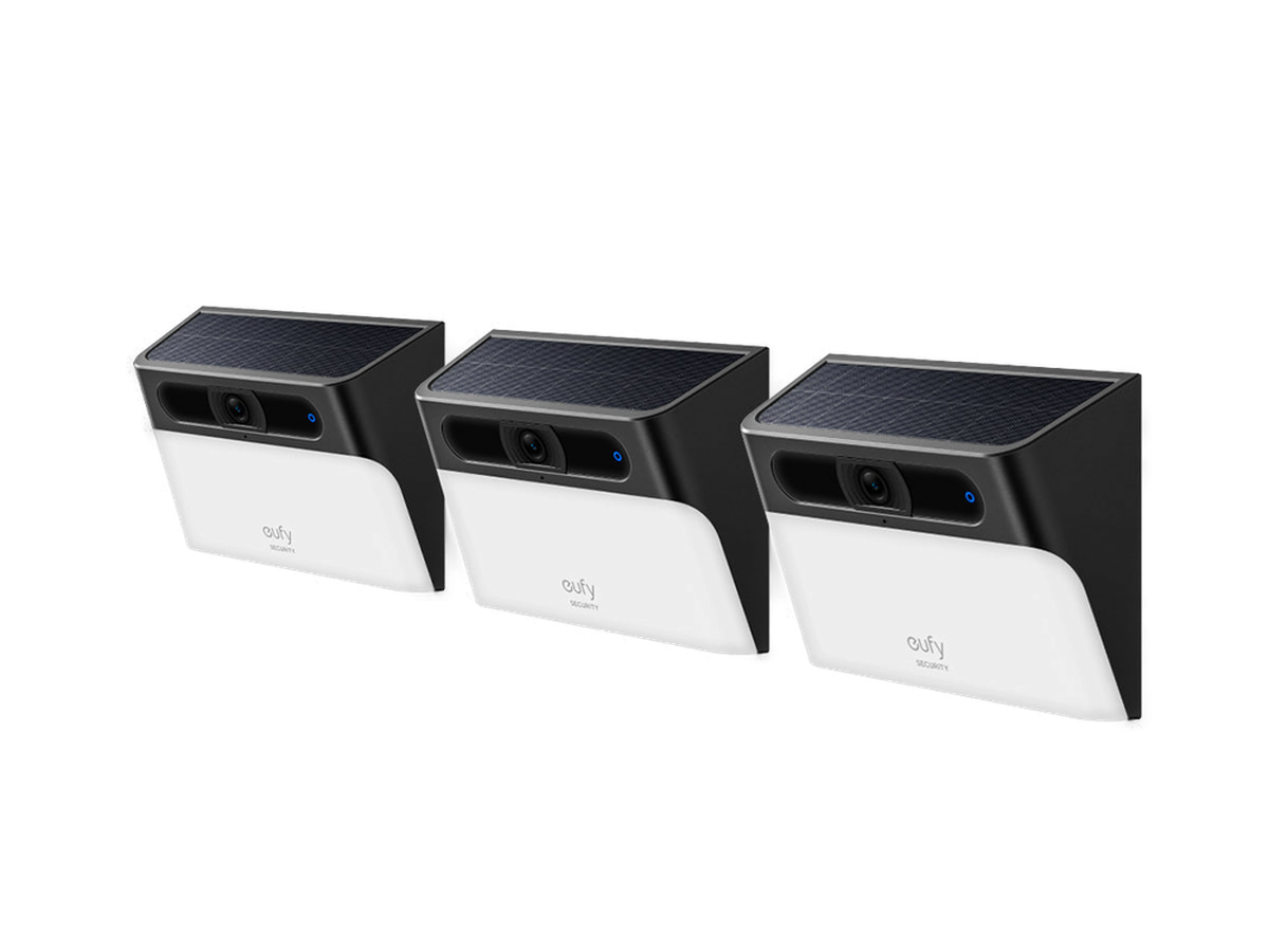 Cámara con Luz Solar de Pared S120 (3 Packs）