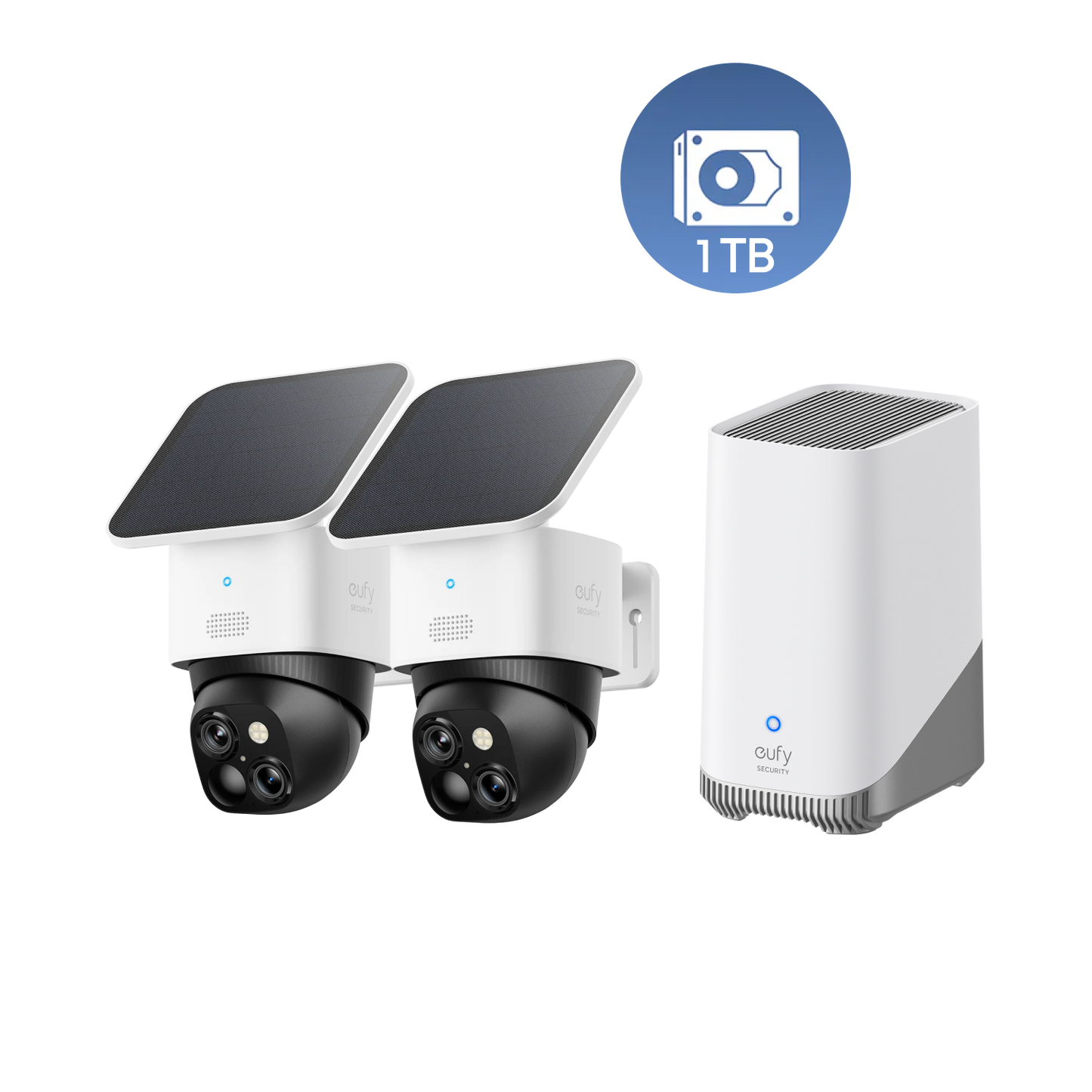 SoloCam S340 (Pack de 2) + HomeBase S380 + 1TB Hard Drive