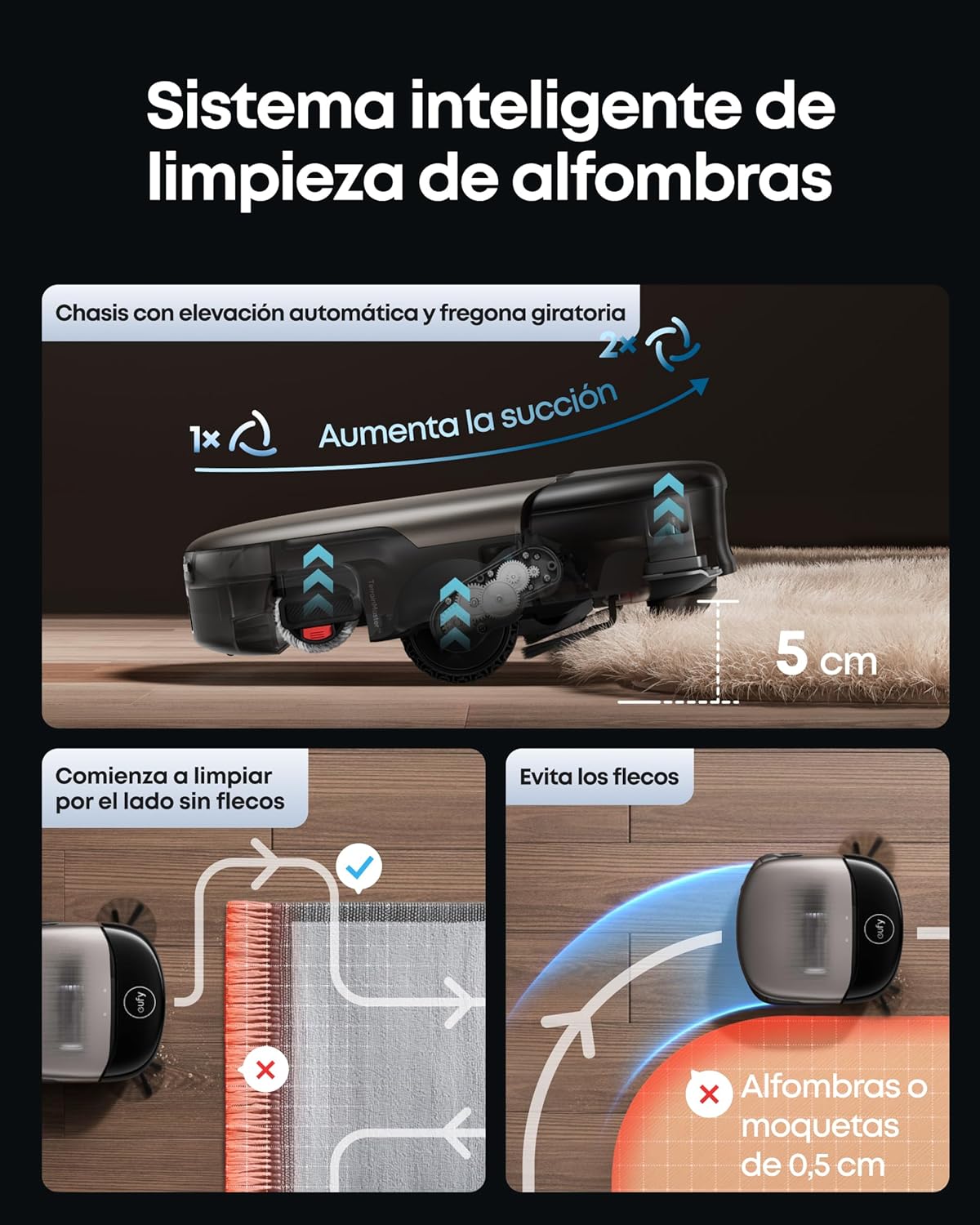 eufy HydroJet S2 Robot Aspirador y fregador