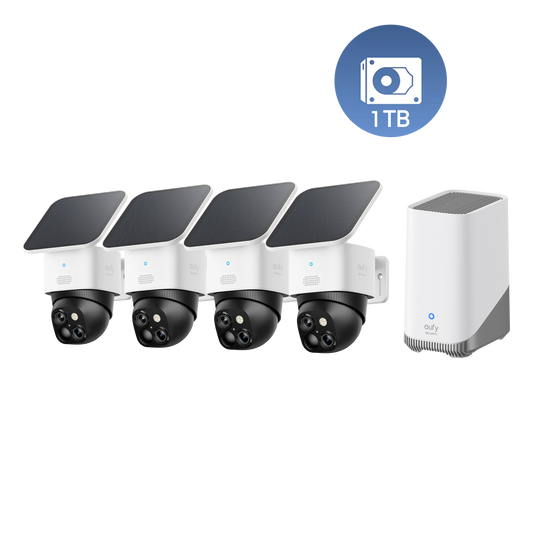 SoloCam S340 Kit de 4 cámaras + HomeBase S380+ 1 TB Hard Drive