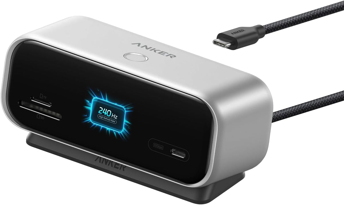 Anker Nano Hub USB-C 10 en 1, estación de Acoplamiento con Puertos de Datos