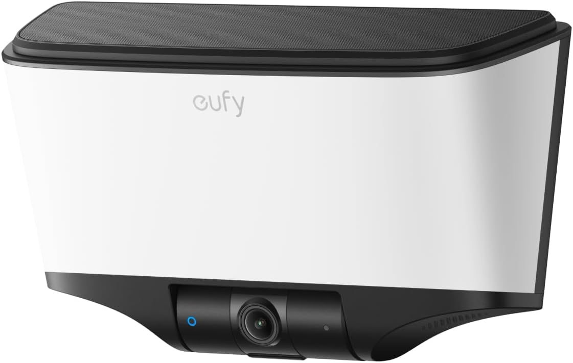eufy Cámara de Pared con luz S4, 4K Ultra HD, cámaras de Seguridad solares