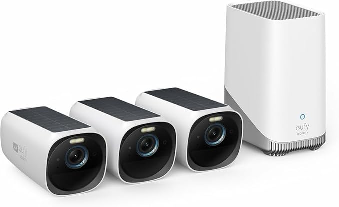 eufy Security Camara vigilancia WiFi Exterior Solar S330(eufyCam 3)
