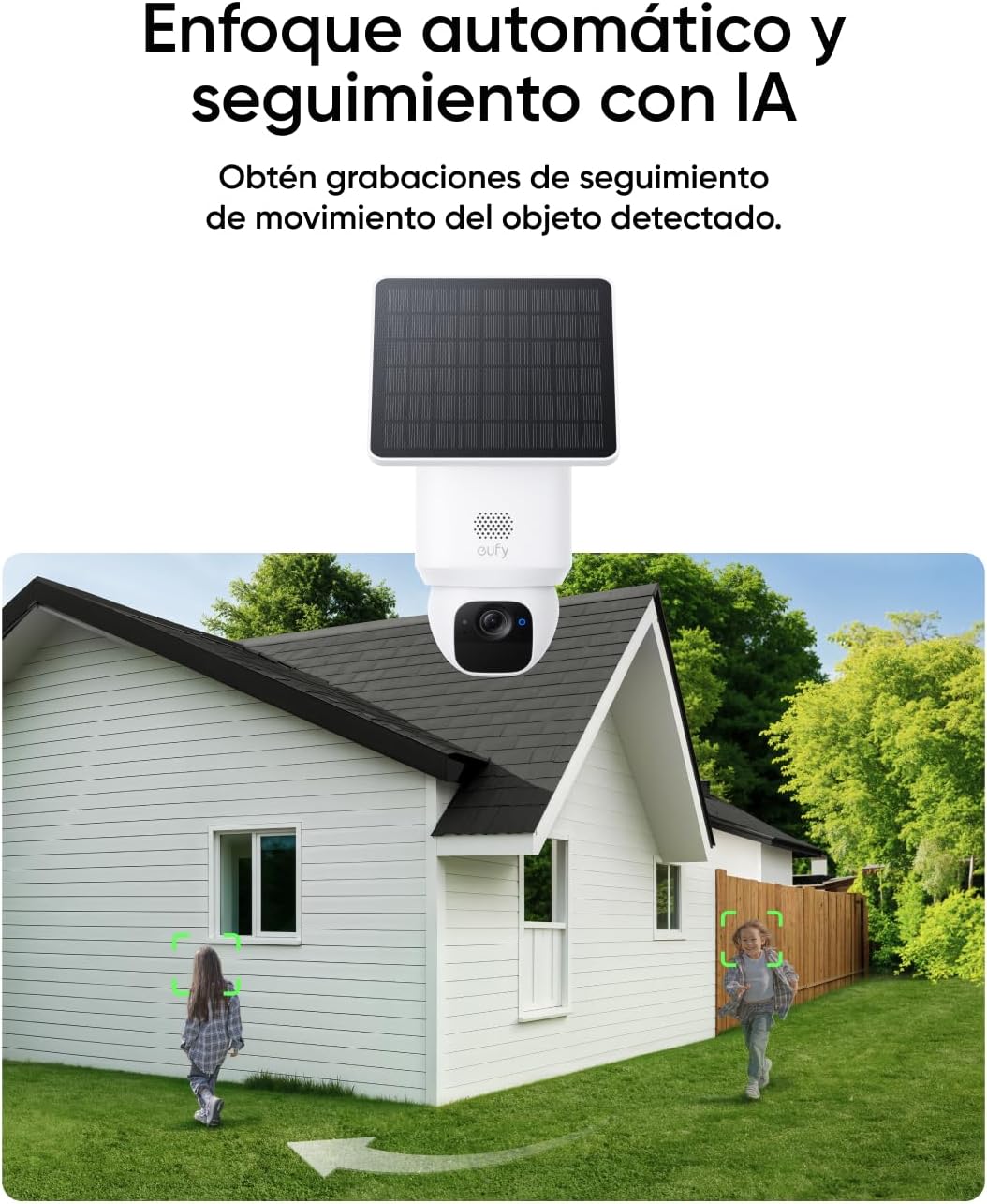 eufy by Anker SoloCam E30 Camara vigilancia WiFi Exterior, Solar 2K (Pack de 2 Cámaras)