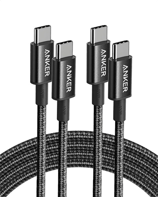 Anker 333 Cable USB C 2.0 Carga Rápida 100W Paquete doble
