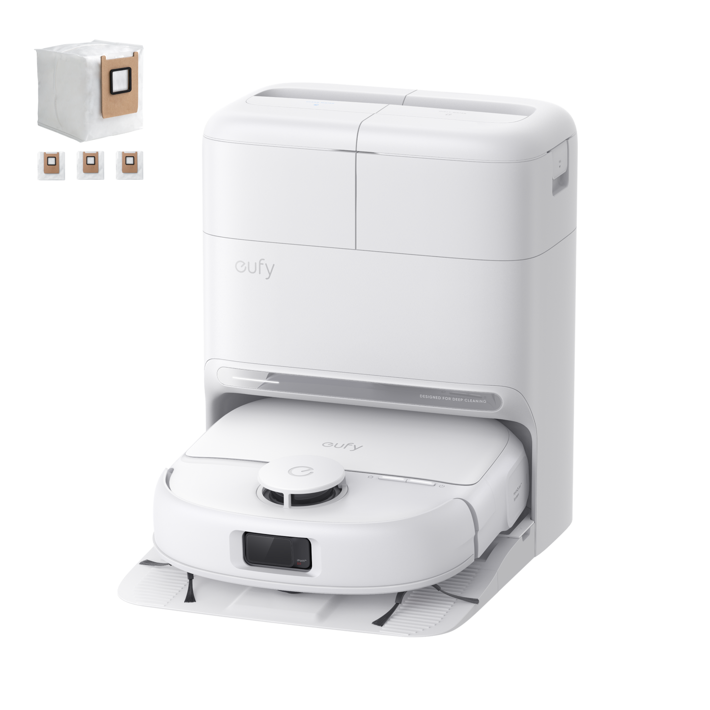 eufy C28 Omni Robot Aspirador（Blanco）+ Bolsa de Polvo*3