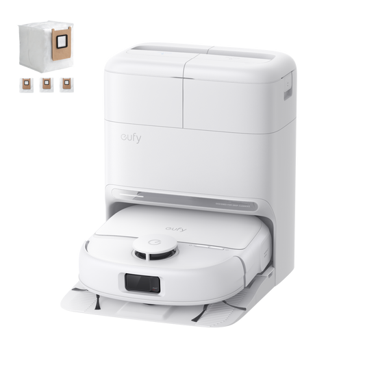 eufy C28 Omni Robot Aspirador（Blanco）+ Bolsa de Polvo*3
