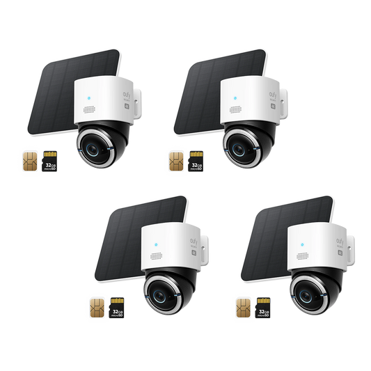 Cámara eufy 4G LTE S330 (Pack de 4)