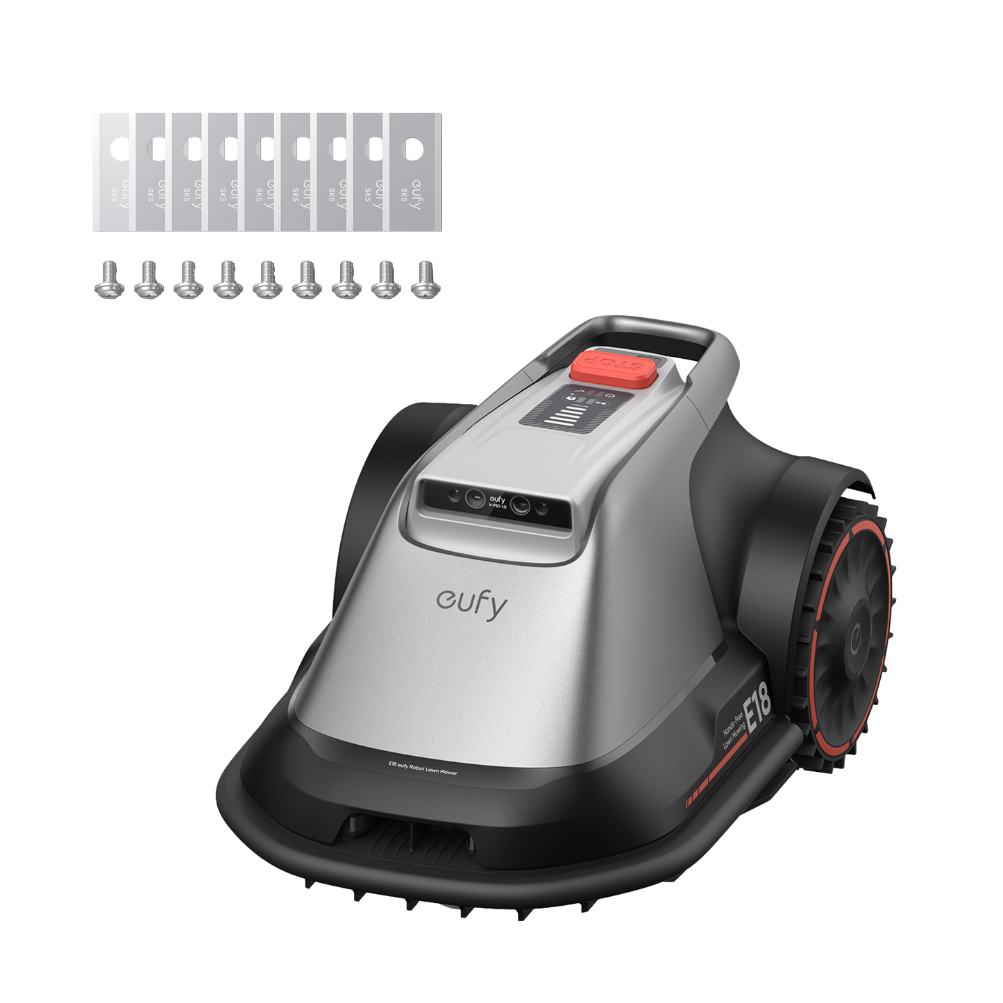 eufy Robot cortacésped E18+eufy Kit de Cuchillas de Repuesto