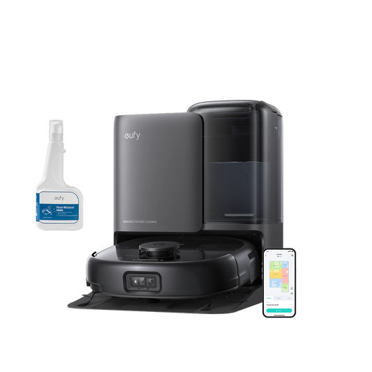 eufy Robot aspirador Omni E25 +Solución de limpieza de suelos