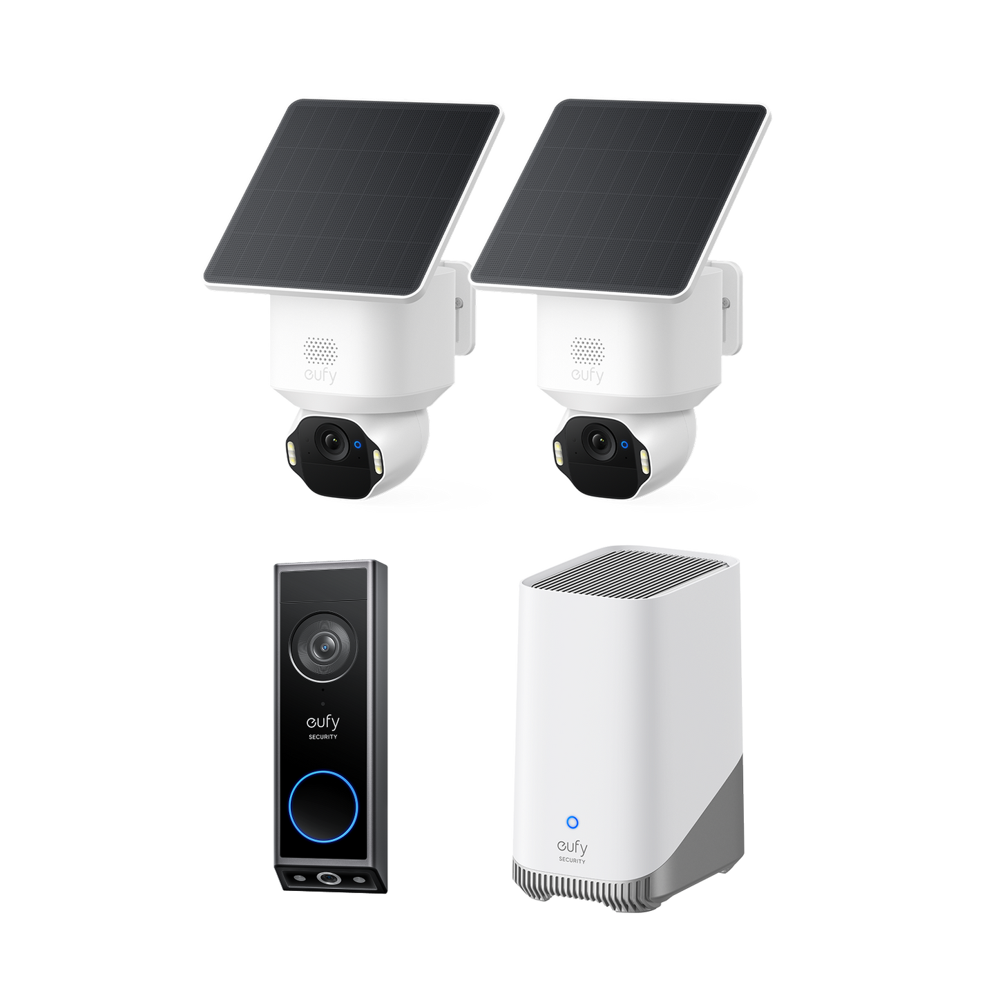 EufyCam E42, Kit de 2 cámaras + Homebase3 + Video Portero E340