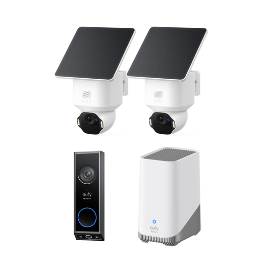 EufyCam E42, Kit de 2 cámaras + Homebase3 + Video Portero E340