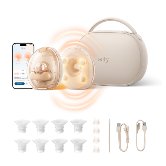eufy Sacaleches portátil con masaje térmico S2 Pro