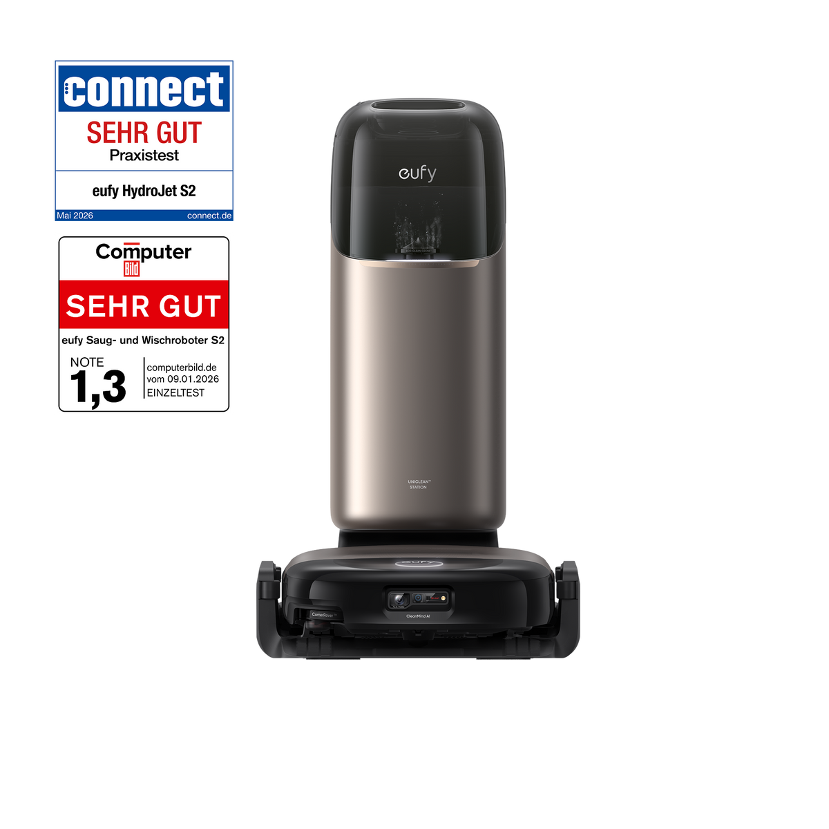eufy HydroJet S2+Recambio de fragancia para Robot Aspirador Omni S2 (3 aromas)