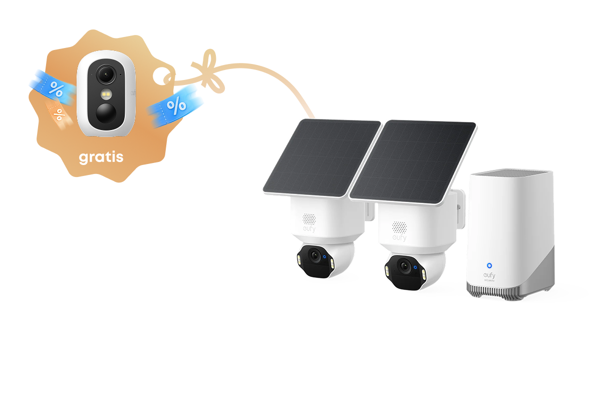 EufyCam E42, Kit de 2 cámaras + Homebase3 (+ eufyCam C35 de Regalo)