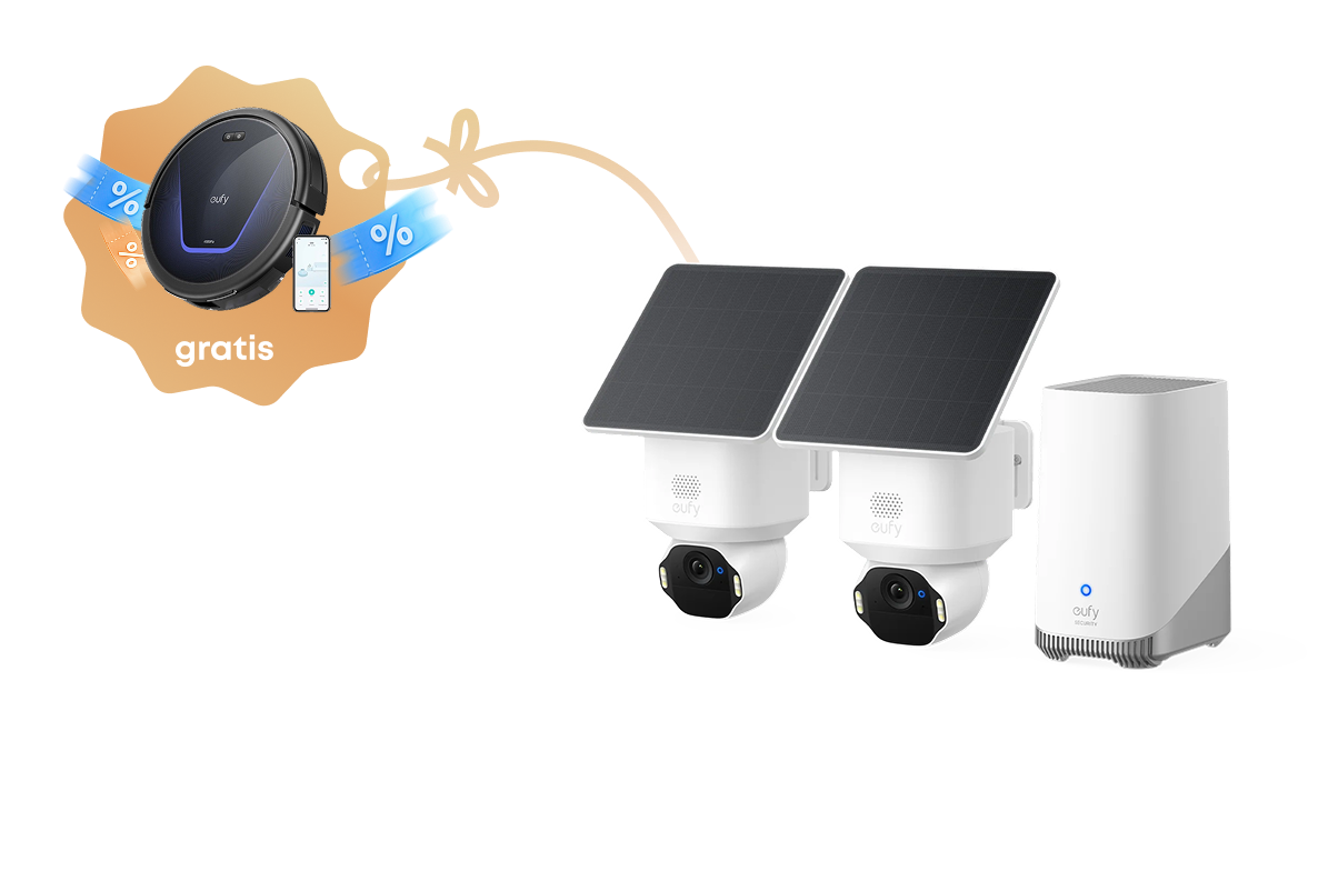 EufyCam E42, Kit de 2 cámaras + Homebase3 (+ eufy G50 de Regalo)