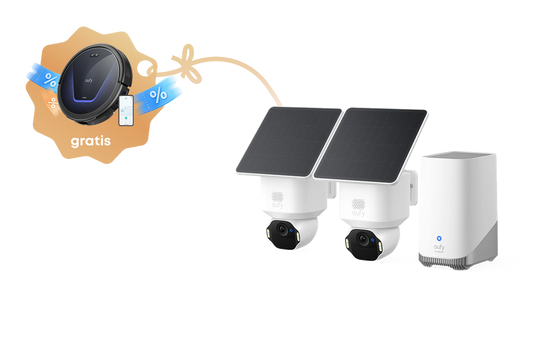 EufyCam E42, Kit de 2 cámaras + Homebase3 (+ eufy G50 de Regalo)