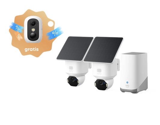 EufyCam E42, Kit de 2 cámaras + Homebase3 (+ eufyCam C35 de Regalo)