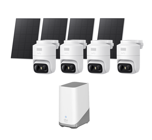 eufy Security Cam C37*4+Homebase S380