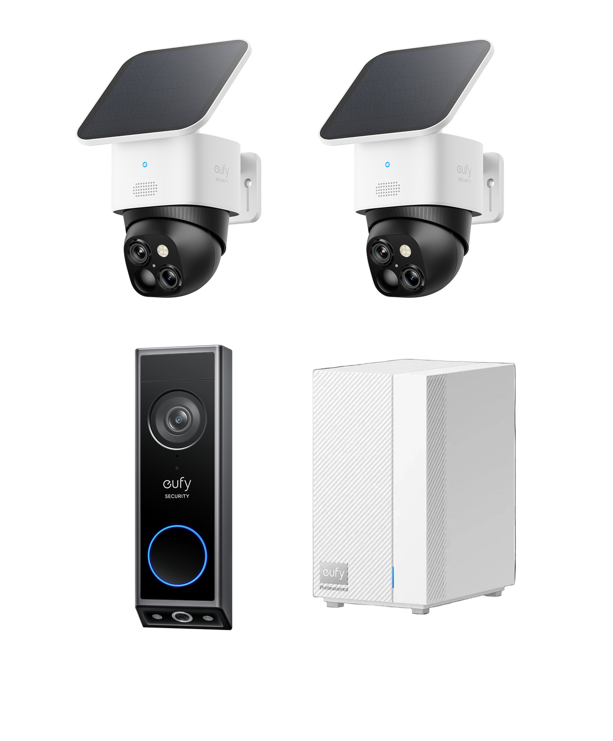 eufy HomeBase™ Professional S1 + eufy cam S340*2+Video Portero E340