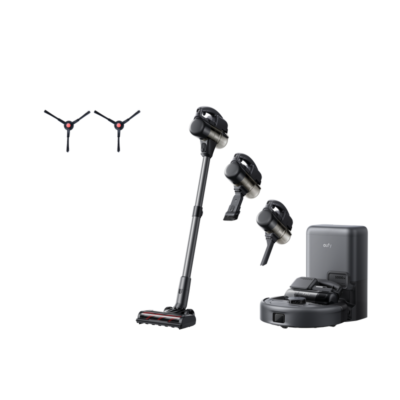 eufy Robot Aspirador 3 en 1 E20+eufy Cepillo lateral ×2