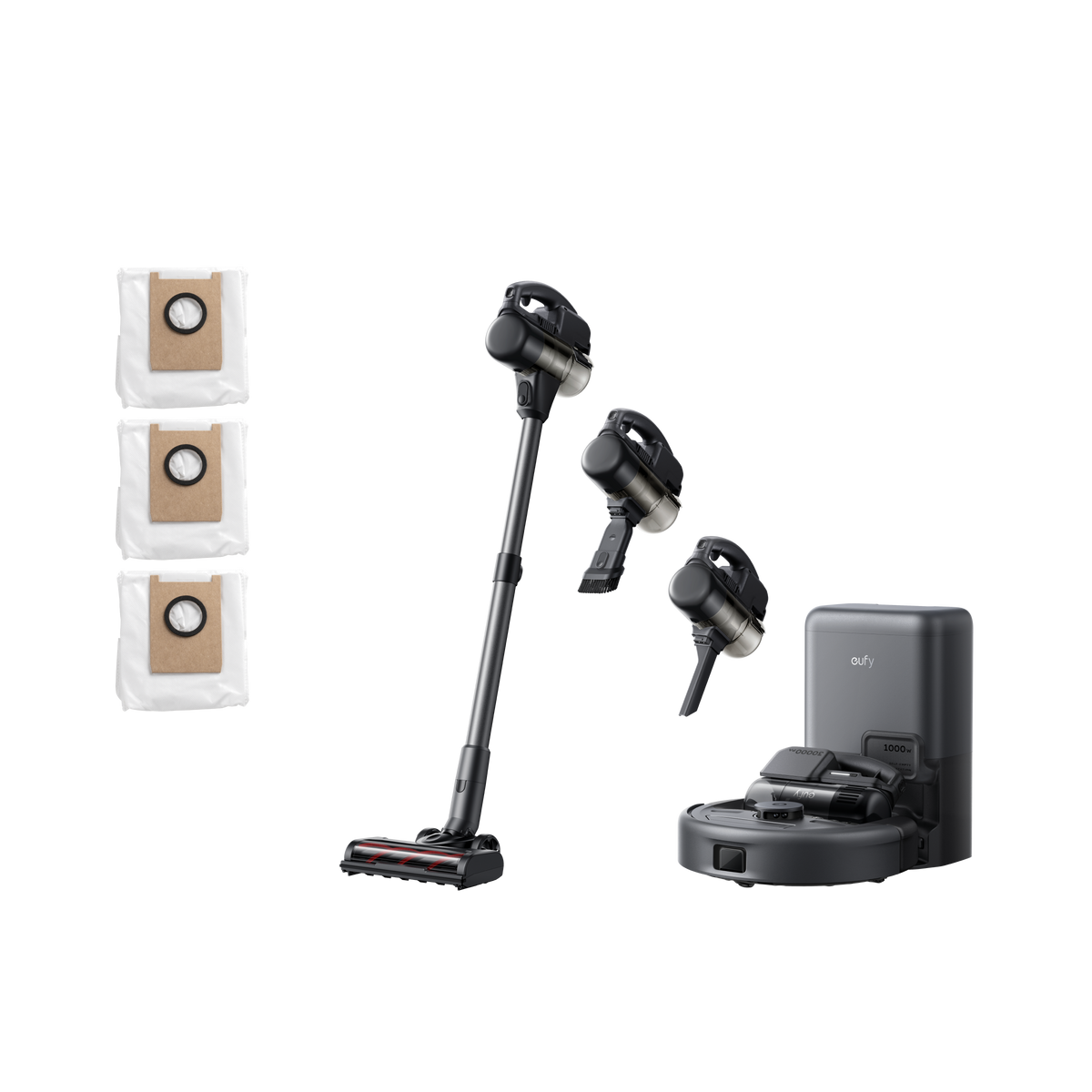 eufy Robot Aspirador 3 en 1 E20+ Bolsa para el polvo ×3