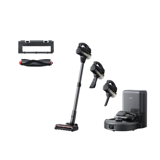 eufy Robot aspirador 3 en 1 E20+Cepillo giratorio y protector de cepillo