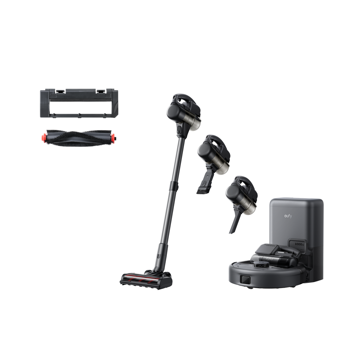 eufy Robot Aspirador 3 en 1 E20+Cepillo giratorio y protector de cepillo