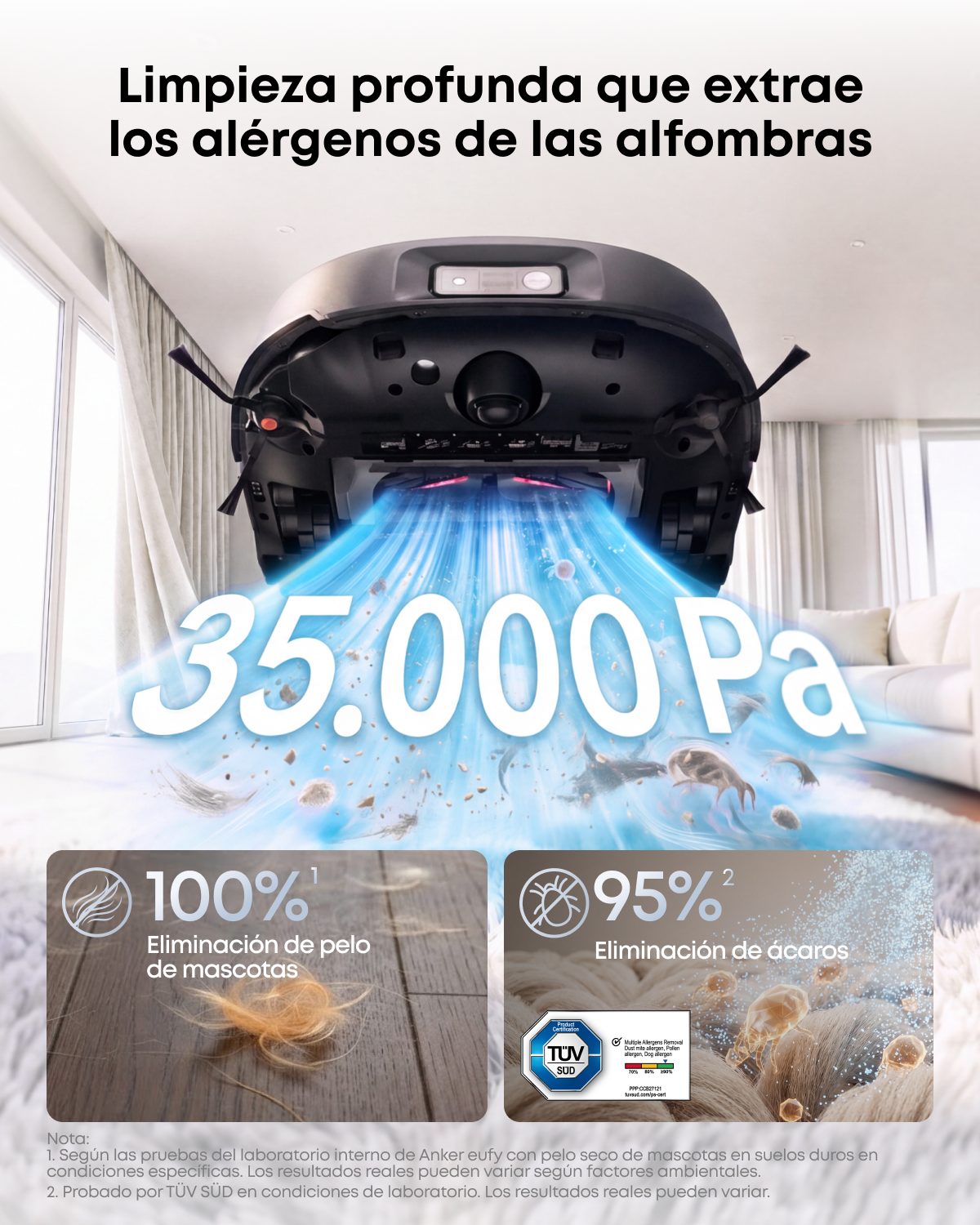 eufy by Anker E35 Robot Aspirador y fregador
