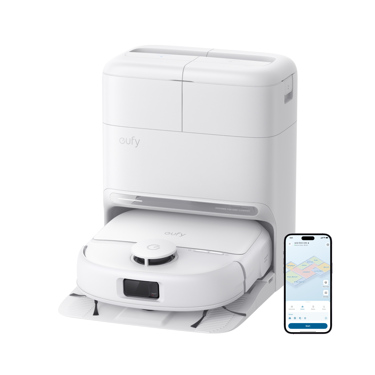 eufy C28 Omni Robot Aspirador（Blanco）