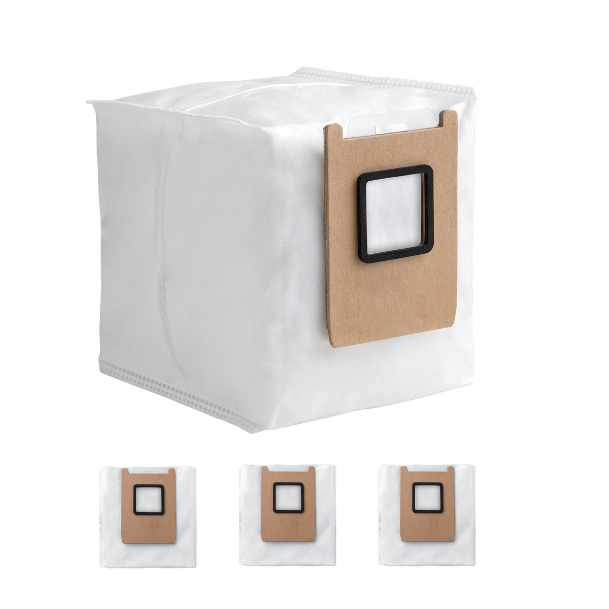 Bolsas para el polvo de eufy, 3 unidades de 3 L, antifugas, filtración eficaz, fiables, compatibles con el E25 y el E28