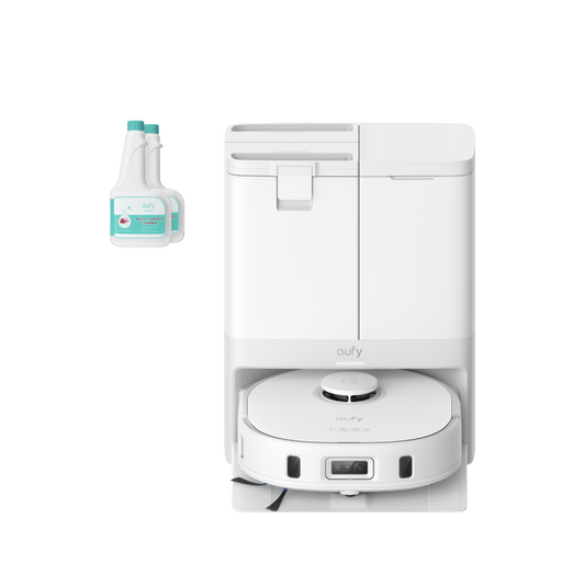 eufy X10 Pro Omni +  Solución Limpiadora para Suelos Duros (2 botes)