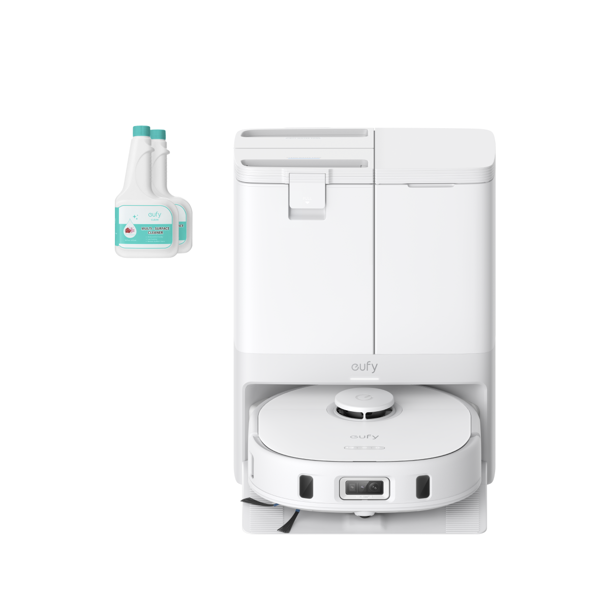 eufy X10 Pro Omni +  Solución Limpiadora para Suelos Duros (2 botes)