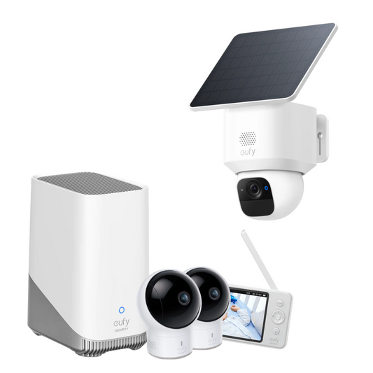 SoloCam E30+HomeBase S380+Monitor para Bebés E110